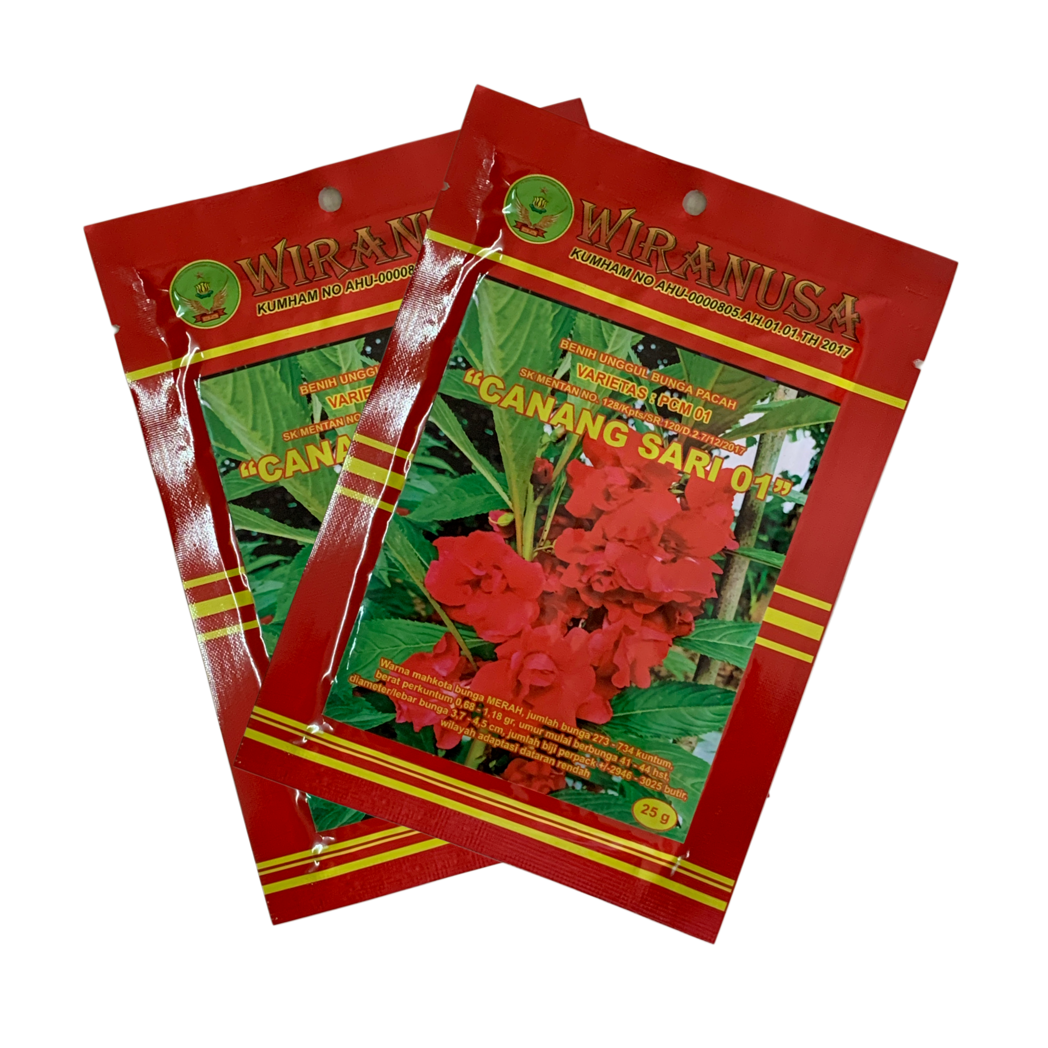 Bunga Pacar Canang Sari 01 Merah