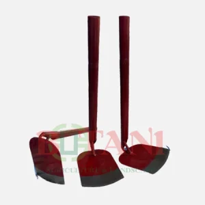 Cangkul Kebun Merah Kecil Gagang Besi